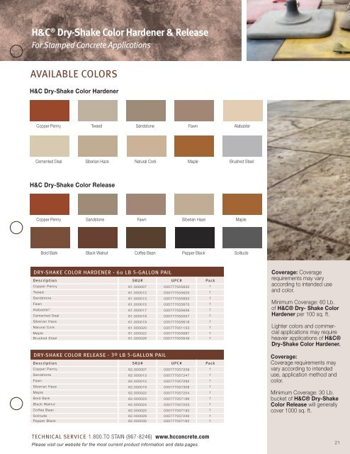 View Our Product Catalog - H&C Concrete