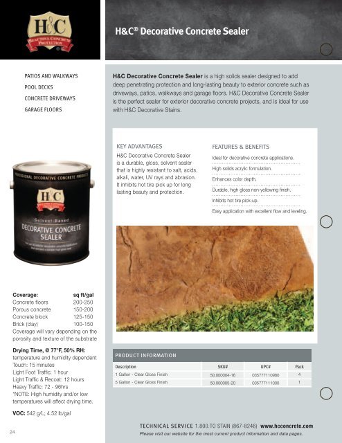 View Our Product Catalog - H&C Concrete