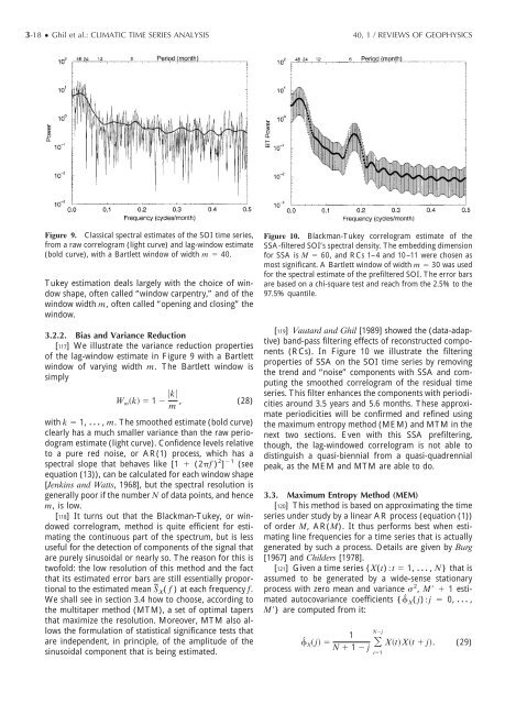 advanced spectral methods for climatic time series - Atmospheric ...