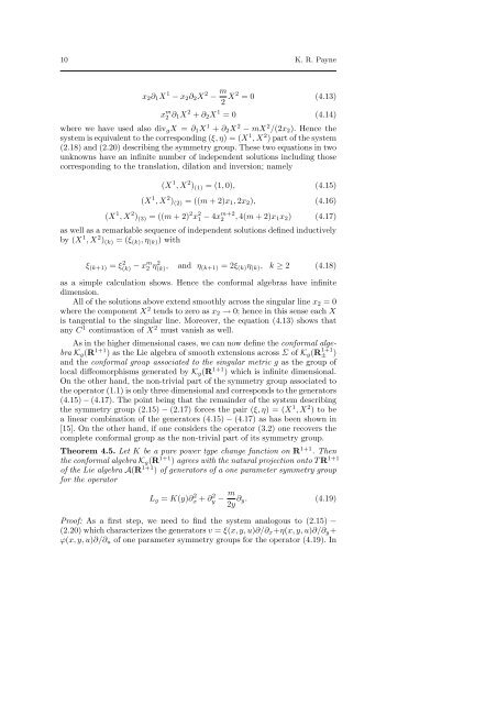 Singular metrics and associated conformal groups underlying ...