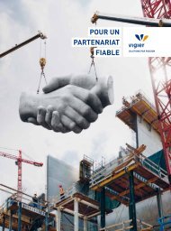 POUR UN PARTENARIAT FIABLE - Vigier Holding AG