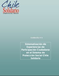 Sistematización de Experiencias de Participación ... - Chile Solidario