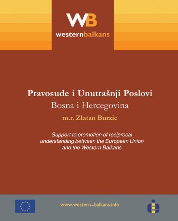 Pravosude i Unutrašnji Poslovi Bosna i Hercegovina - Western ...