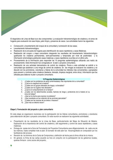 SISTEMATIZACIÓN PROYECTOS COMUNITARIOS PARA EL ...