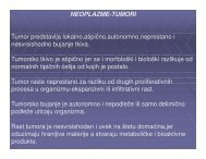 NEOPLAZME-TUMORI Tumor predstavlja lokalno,atipično ...