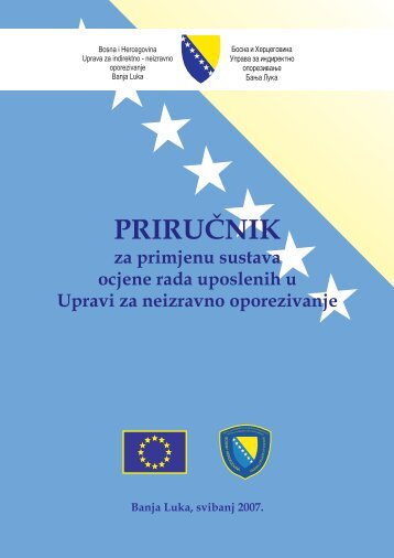 prirucnik - hrv.cdr - Uprava za indirektno/neizravno oporezivanje BiH
