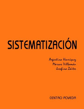 Sistematización - Centro Cultural Poveda