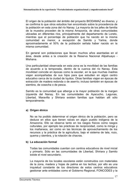 Esquema para sistematización - Instituto de Investigaciones de la ...