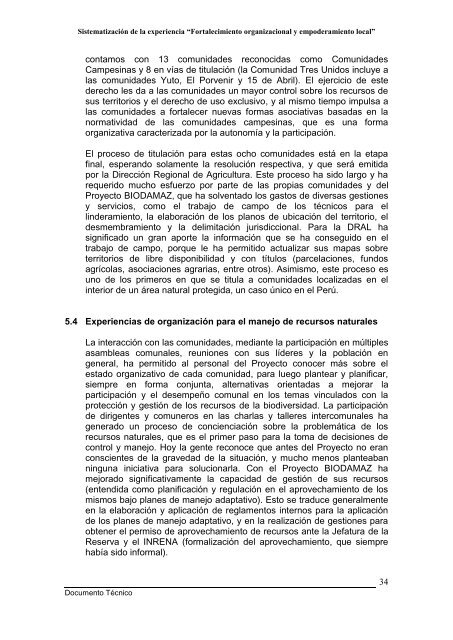 Esquema para sistematización - Instituto de Investigaciones de la ...