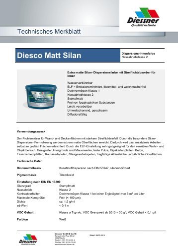 Diesco Matt Silan - Diessner