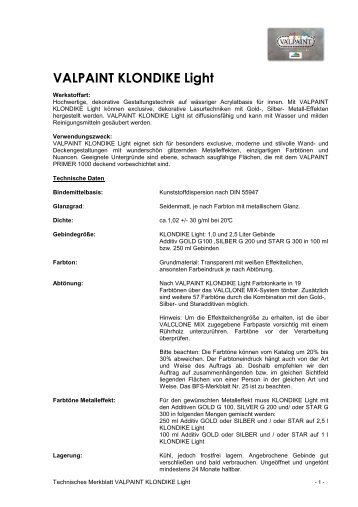 T VALPAINT KLONDIKE Light.pdf - Diessner