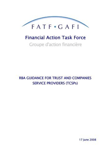 RBA Guidance for Trust and Companies Service Providers - FATF