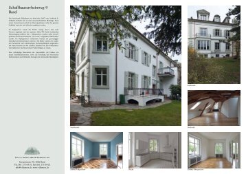 Referenzblatt - Villa Nova Architekten AG