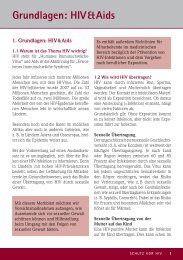 Informationsbroschüre zum Schutz vor HIV - Deutsches Institut für ...