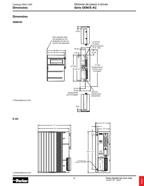 Eletromecânica - Parker