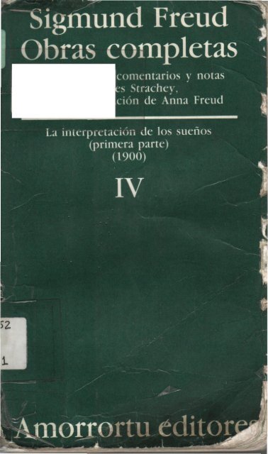 Volumen IV – La interpretación de los sueños - Get a Free Blog Here