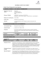 1 MATERIAL SAFETY DATA SHEET Product Name: Desmopressin ...