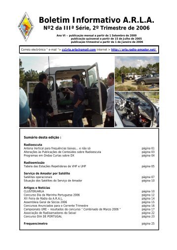Boletim Informativo nº2 IIIª Série - Associação de Radioamadores do ...
