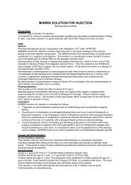 Minirin Injection MINIRIN NASAL SPRAY - Medsafe