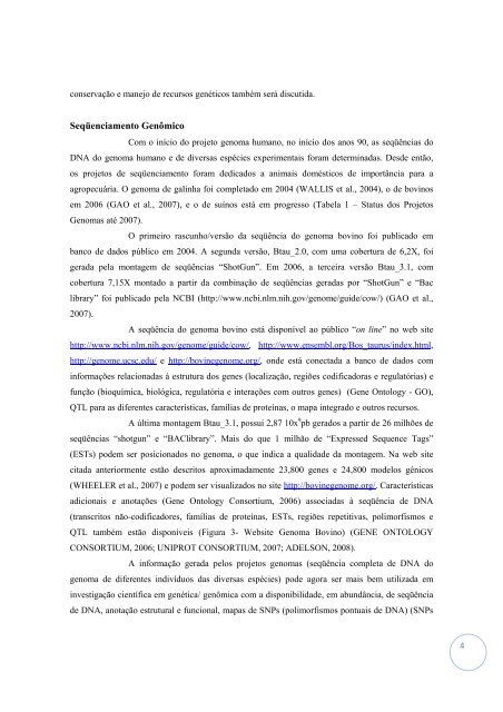 Análise Genômica Aplicada a Produção Animal - Centro de ...