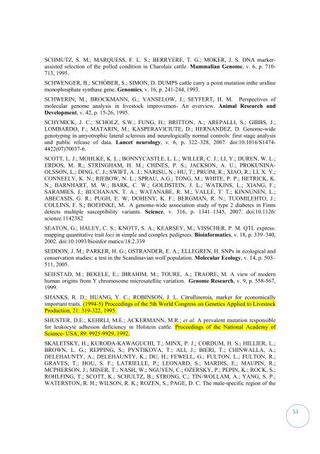 Análise Genômica Aplicada a Produção Animal - Centro de ...