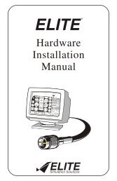 Version 7.0 Hardware Installation Manual - Elite Simulation
