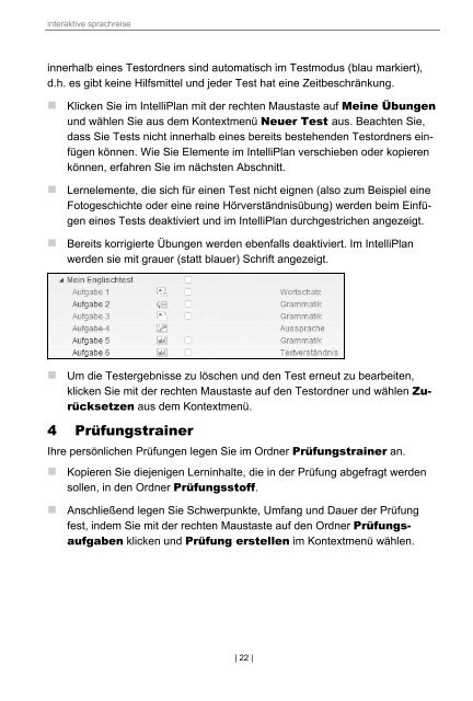 Interaktive Sprachreise Handbuch Deutsch - Digital Publishing