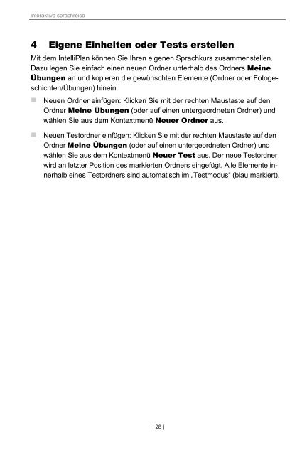 Interaktive Sprachreise Handbuch Deutsch - Digital Publishing