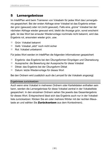 Interaktive Sprachreise Handbuch Deutsch - Digital Publishing