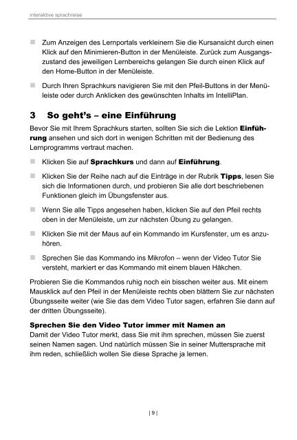 Interaktive Sprachreise Handbuch Deutsch - Digital Publishing