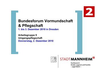 Bundesforum Vormundschaft & Pflegschaft - DIJuF