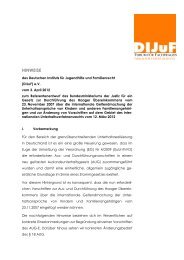 DIJuF-Hinweise vom 3. April 2012 zum Referentenentwurf des ...