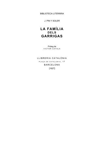 la família dels garrigas - Tinet