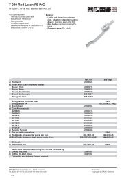 7-040 Rod Latch FS PrC - Dirak