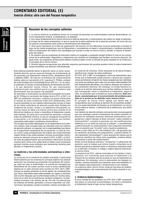 Inercia clínica: otra cara del fracaso terapéutico.pdf - Foro APS