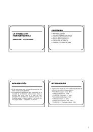 LA MODELACIÓN HIDROGEOQUÍMICA CONTENIDO ...