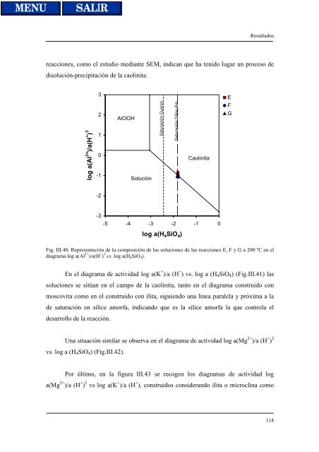 transformaciones hidrotermales de la caolinita - Biblioteca de la ...