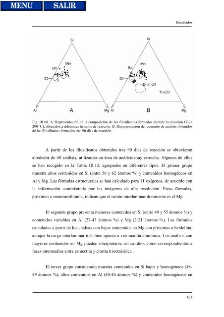 transformaciones hidrotermales de la caolinita - Biblioteca de la ...