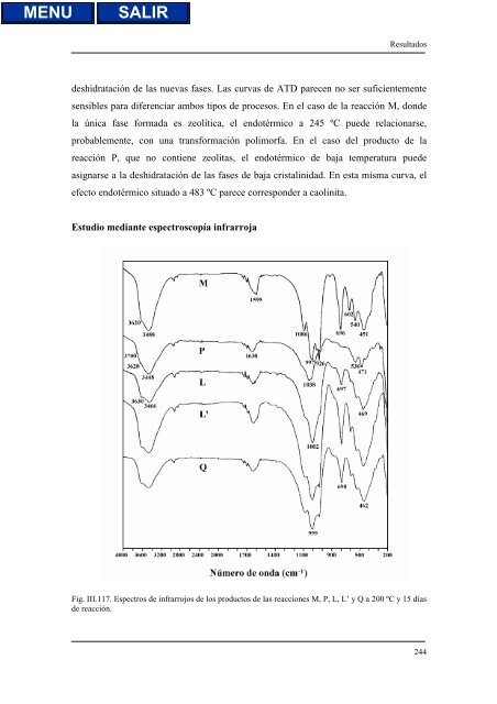 transformaciones hidrotermales de la caolinita - Biblioteca de la ...