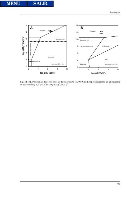 transformaciones hidrotermales de la caolinita - Biblioteca de la ...