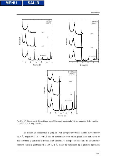 transformaciones hidrotermales de la caolinita - Biblioteca de la ...