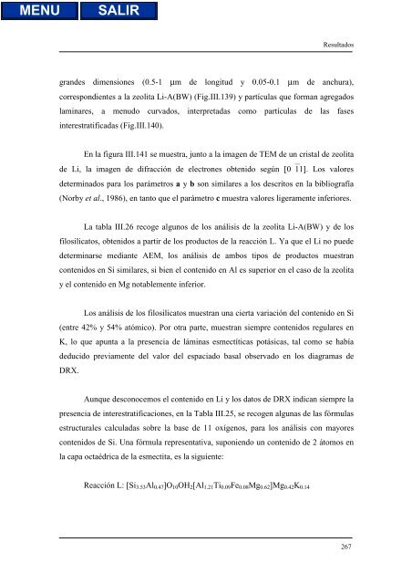 transformaciones hidrotermales de la caolinita - Biblioteca de la ...