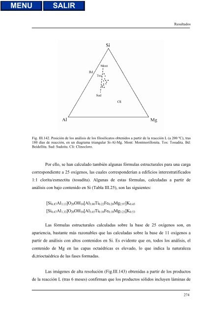 transformaciones hidrotermales de la caolinita - Biblioteca de la ...