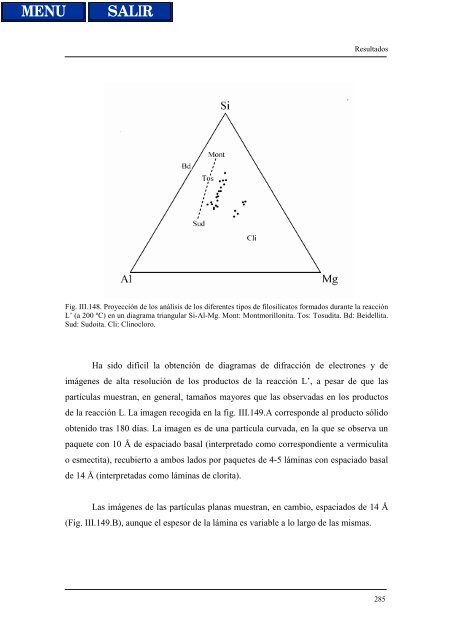 transformaciones hidrotermales de la caolinita - Biblioteca de la ...