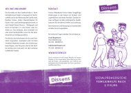 Flyer Familienhilfe - Dissens e.V.