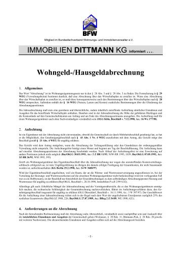 Mitglied im Bundesfachverband Wohnungs - Immobilien Dittmann KG