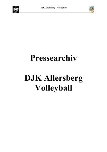 Mannschaft - DJK Allersberg