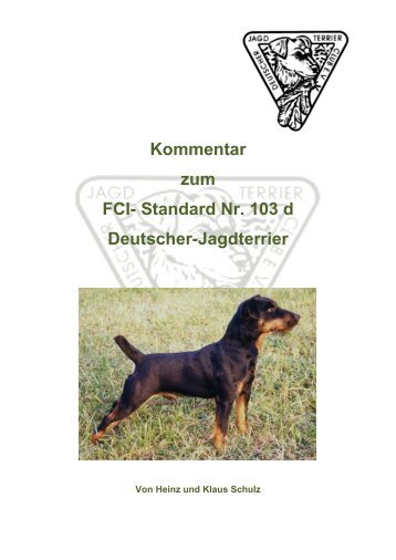 Kommentar zum FCI-Deutscher-Jagdterrier-Standard