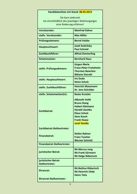 Hauptversammlung - Deutscher Jagdterrier-Club eV