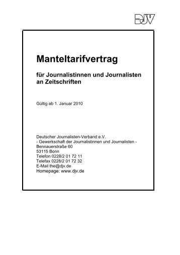 Manteltarifvertrag